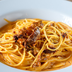 雲丹のクリームパスタ