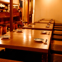 掘りごたつタイプの座敷は最大で20名様で利用可能！