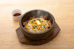 石焼ガリバタペッパー中落ち焼飯