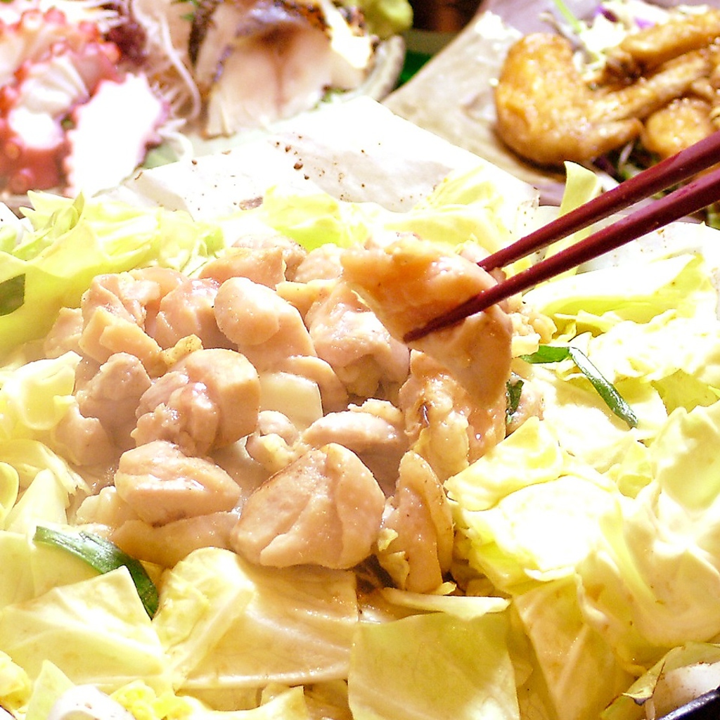 オリジナル味噌がたまらない…鶏ちゃん焼き！