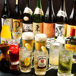 飲み放題は充実の120種以上！生ビールも飲み放題です♪