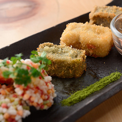 生麩とホタテの一口カツ