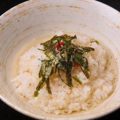 だし茶漬け(梅、しゃけ、たこわさ)