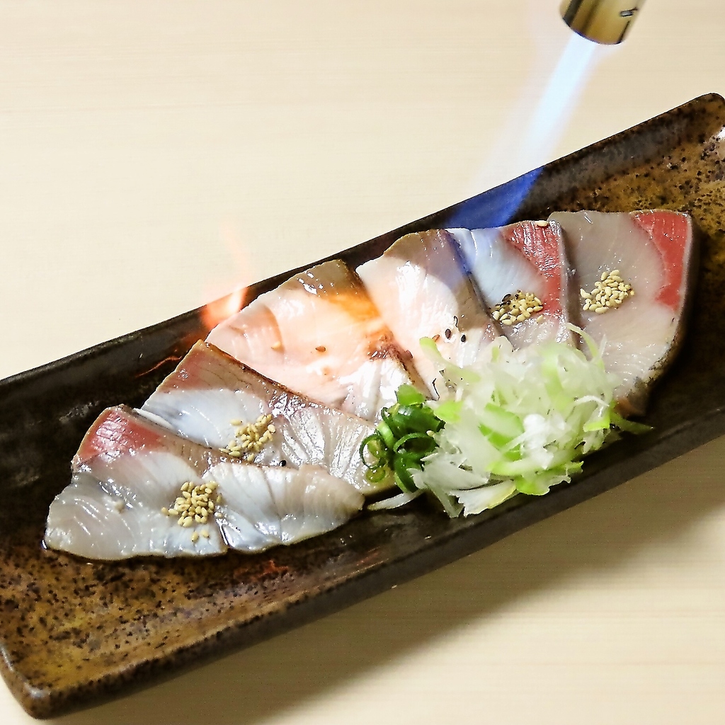 炙りぶり胡麻醤油