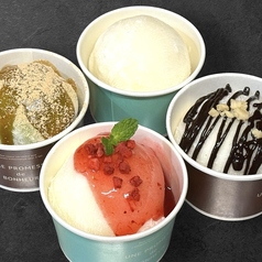 手包み雪見アイス