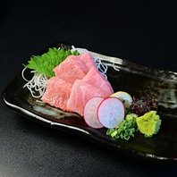 新名物！生本まぐろを使った逸品をご用意しております。