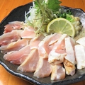 料理メニュー写真 宮崎産 赤鶏のたたき
