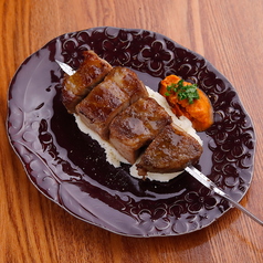 スペイン産 イベリコ豚(ロース)串焼　1本