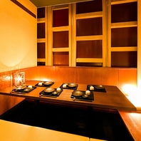 広々とした和風個室で、特別なひとときを過ごせます☆