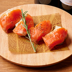 サーモンのブルスケッタ