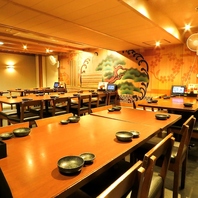 人数に応じて大中小宴会空間をご用意させて頂きます。