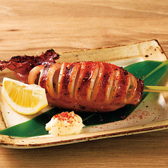 屋台のイカ醤油焼き