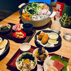 牡蠣と炉端焼き 食堂くくのコース写真