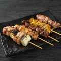 料理メニュー写真&nbsp;串盛り合わせ五種