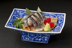 〆鯖の炭たたき