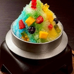 かき氷(トロピカルレインボー)