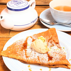 土日祝日11 12時予約 ティーフリー クレープセット 税込2380円 クニタチティーハウス Kunitachi Tea House カフェ スイーツ ホットペッパーグルメ