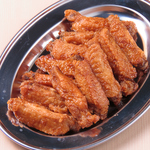 名物のホロホロ手羽中揚げ