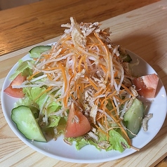 大根とレタスのシャキシャキサラダ