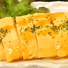 チーズ出し巻、チーズオムレツ、お好み焼き風玉子焼き、明太出し巻、マヨ明太出し巻、チーズ明太出し巻