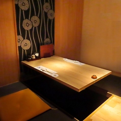 プライベート空間がしっかりと確保されている為、ゆったりとお寛ぎ頂けます