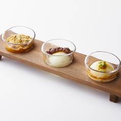 手作り呉豆腐　3種盛り