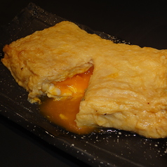 黄身がとろける桃太郎卵の出汁巻き
