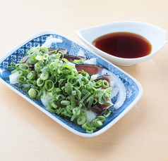 鰹のたたきネギまみれ