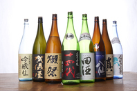 日本酒は、厳選14種類そろえています。売切御免！