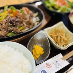 長崎県産黒毛和牛の鉄板焼肉定食