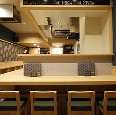 当店はカウンター席メインのお店です。料理を目の前で楽しみながら、アットホームな雰囲気でお食事をお楽しみいただけます。お気軽にご利用ください！