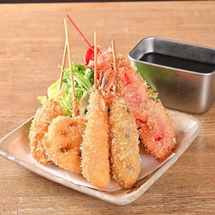 大阪名物 串かつ５本盛り