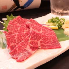 【上品な味】赤身馬刺し(希少部位かいのみ使用)