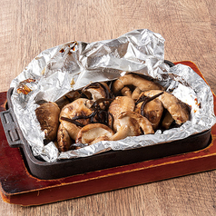 鉄板！肉厚しいたけのホイル焼き