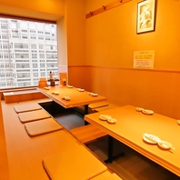 団体様OKの個室あり！