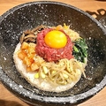 料理メニュー写真&nbsp;石焼ユッケビビンパ