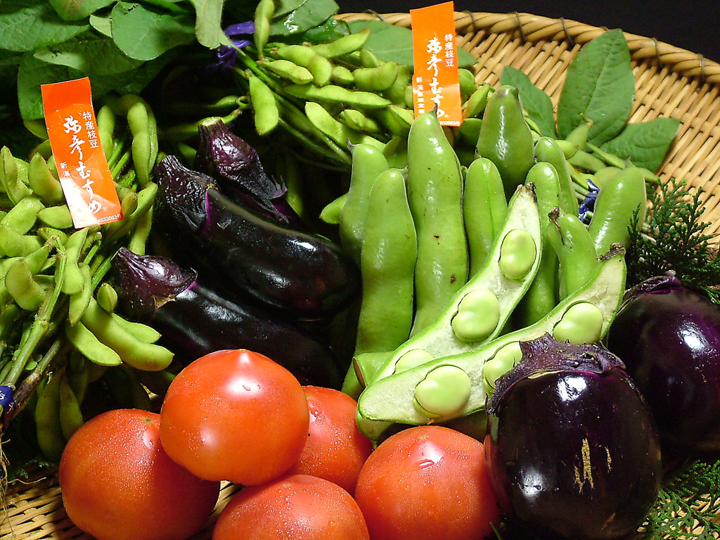 野菜は地場のとれたてを使用しております！