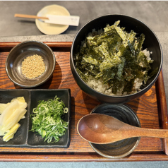 アオサ海苔のお茶漬け