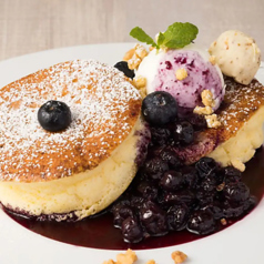 ブルーベリークリームチーズパンケーキ