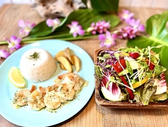 ガーリックシュリンププレート