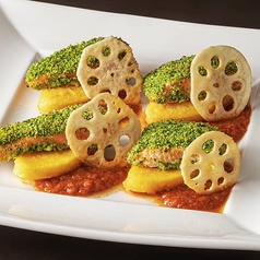 秋鮭のハーブパン粉焼き