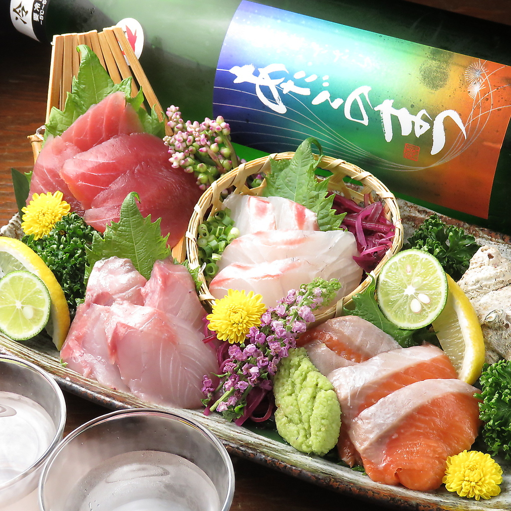 美味しいお魚と相性抜群の日本酒をご賞味ください！！