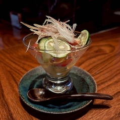 夏野菜の冷製（和風出汁のジュレ）