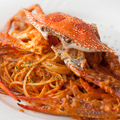 料理メニュー写真 渡り蟹の濃厚トマトクリームソース