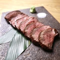 牛タンの藁焼き