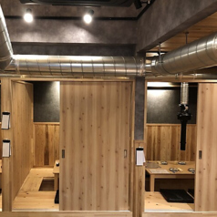 広々とした個室5名席×3部屋、8名席×2部屋