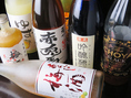 日本酒、焼酎、ワイン、ウイスキー、梅酒、豊富にお酒を取り揃えております！