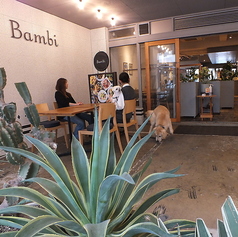 【ペット同伴可】開放感あふれるテラスで愛犬と乾杯!Bambiのテラス席は、小型犬から大型犬まで一緒に過ごせる特等席。「愛犬を留守番させたくない」そんな飼い主様の想いに応える大人の遊び場です。夜風を感じながら、ワンちゃんと共に非日常な贅沢タイムを。ペット連れのお客様も、どうぞお気軽にご来店ください!