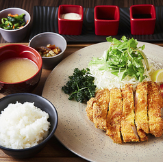 銘柄鶏 チキンカツ定食(150g)