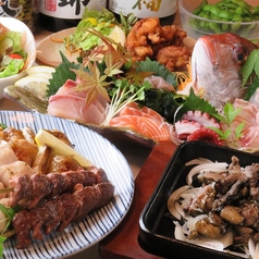 炭火焼鳥と厳選魚介 鶏ととのコース写真